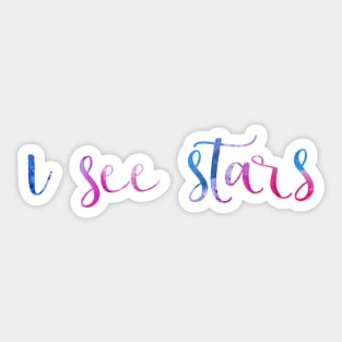 I See Stars Sticker